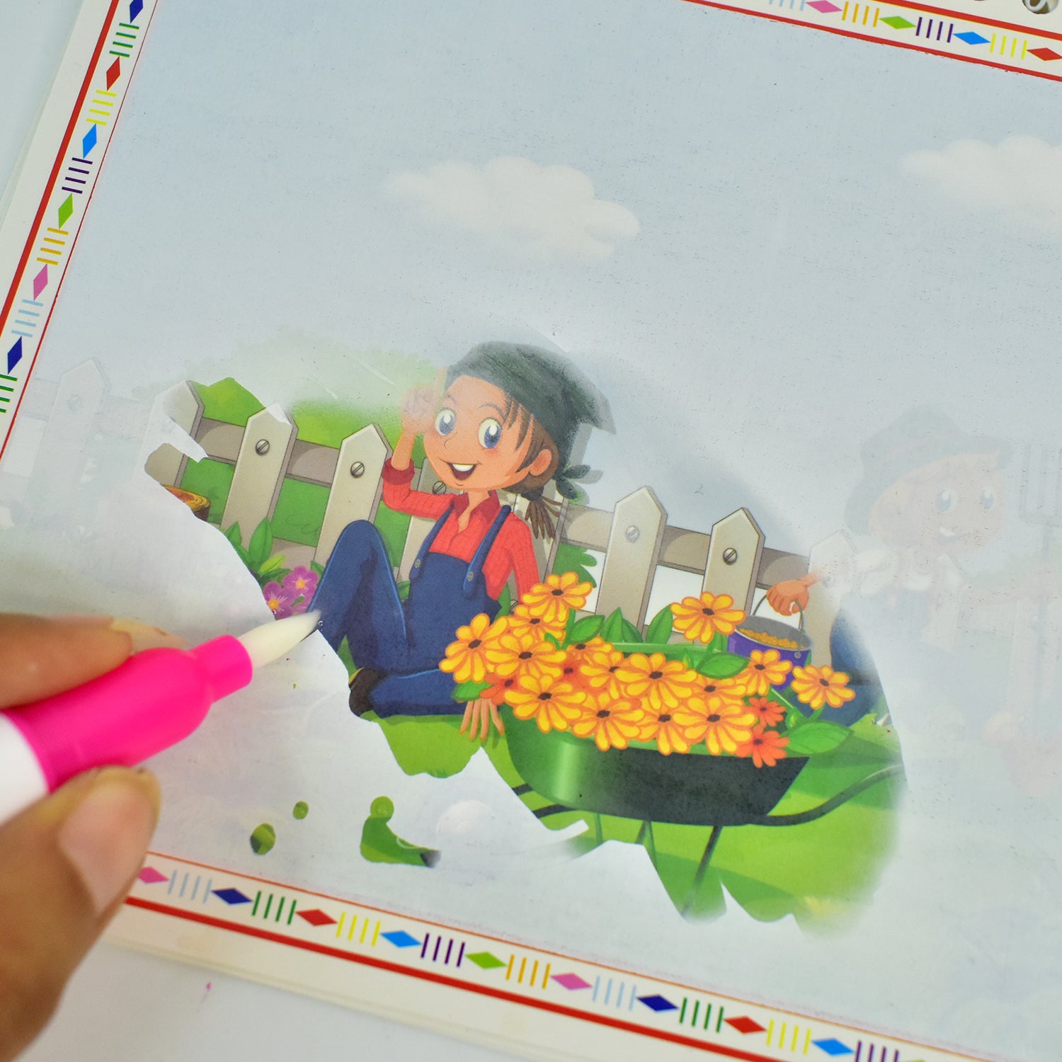 Children’s Water Drawing Activity Book – 1 Pc