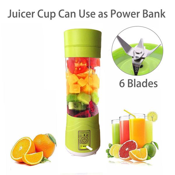 2-in-1 Portable Juicer Bottle – Blend & Go for Smoothies, Shakes, and More