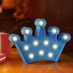 Crown Shaped Led  Wall Hanging or Table top Decorative Lamp