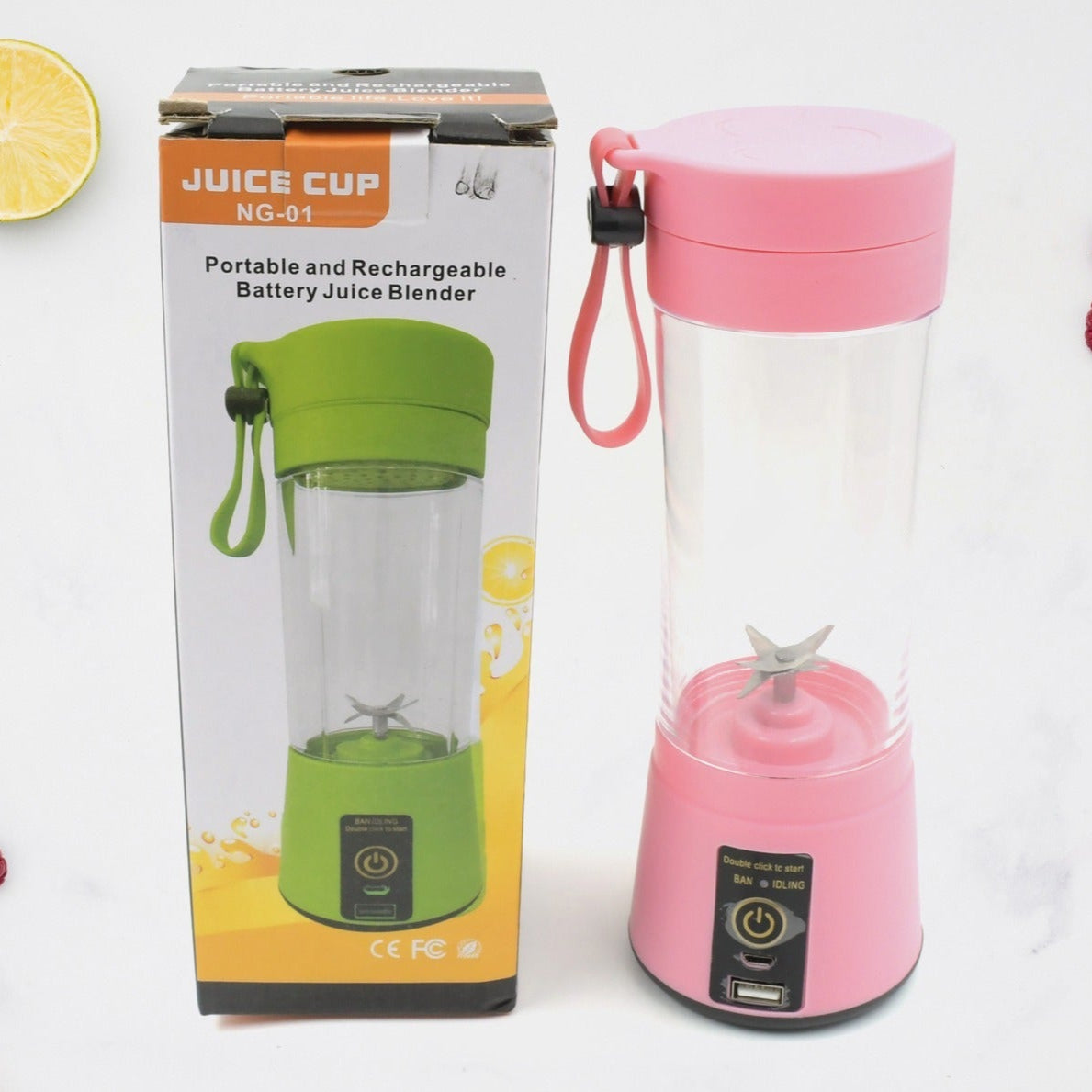 2 in 1 Portable Juicer Bottle