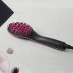 The Simply Straight Electric 2-in-1 Ceramic Hair Straightener Comb Brush.