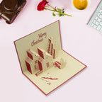 3d High Quality Paper Wishing Card - Christmas Card