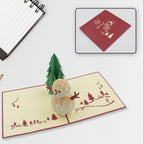 3d High Quality Paper Wishing Card - Christmas Card