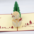 3d High Quality Paper Wishing Card - Christmas Card