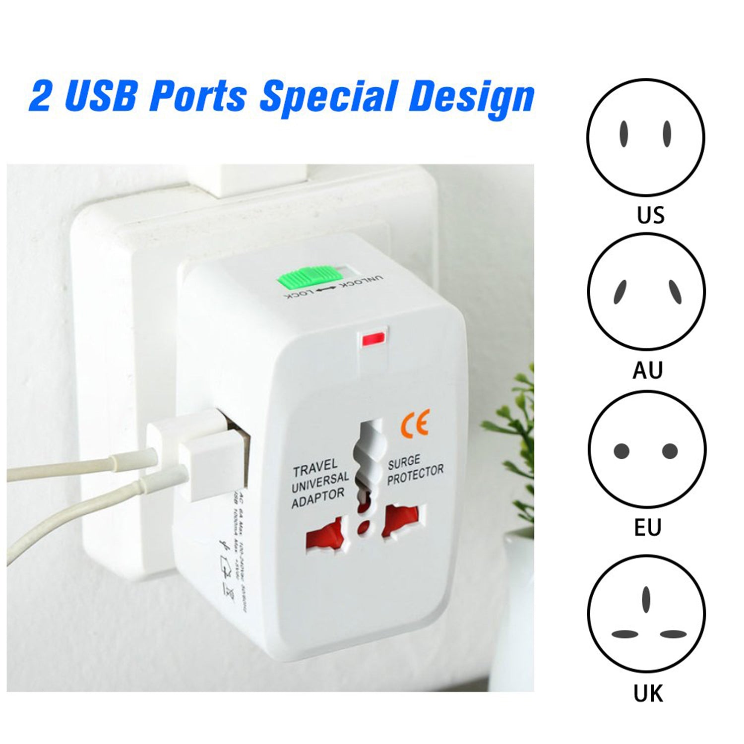 All-in-One Universal Travel Adapter 1