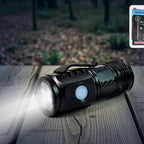 Compact LED Torch – Small Flashlight with 5 Lighting Modes, High Brightness