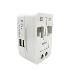 All-in-One Universal Travel Adapter – International Power Plug with USB (AU/UK/US/EU)