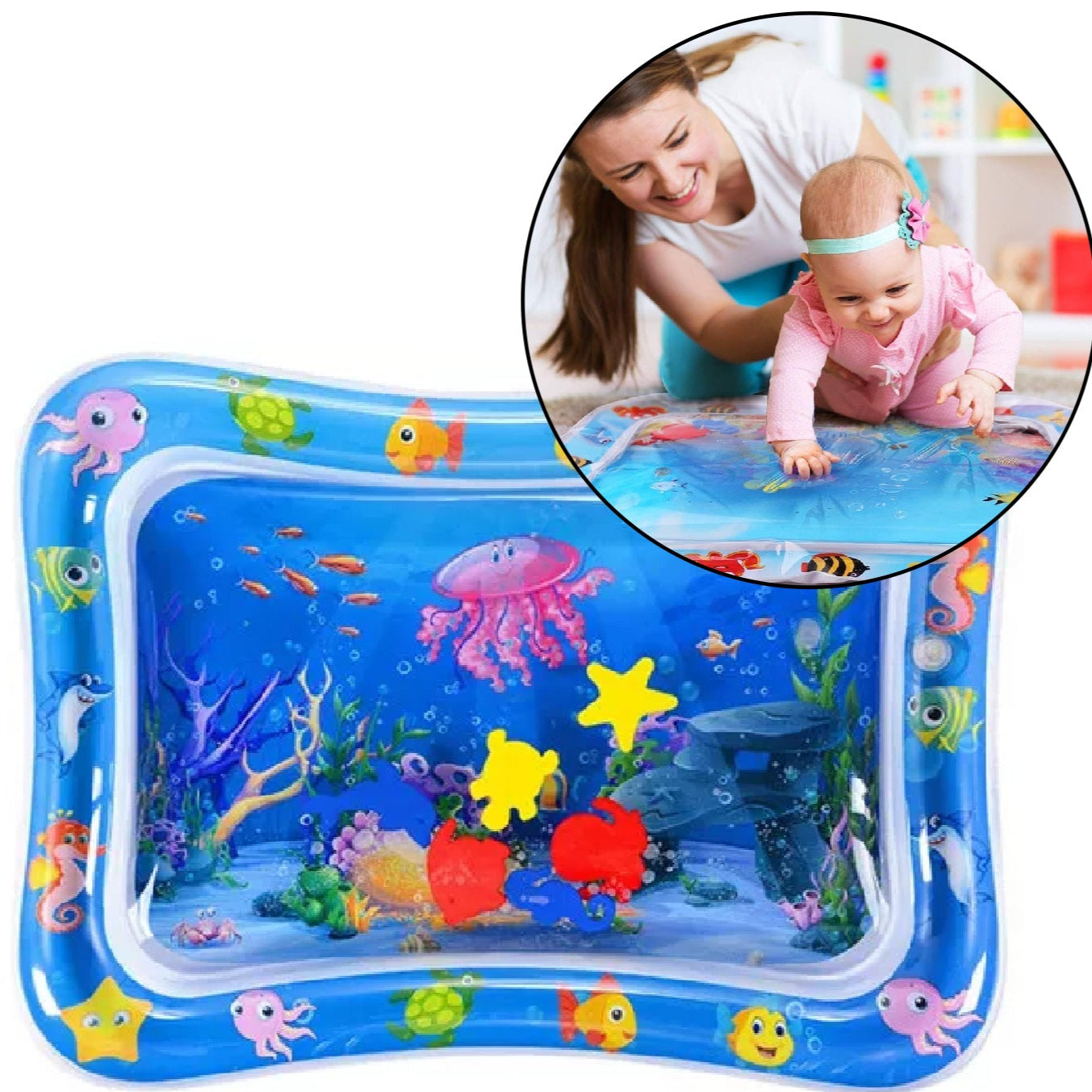 Inflatable Baby Water Play Mat 4