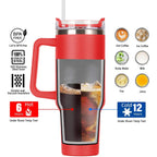 Insulated Stainless Steel Tumbler Red 5
