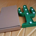 LED Cactus Marquee Light  Wall Mountable & Tabletop Night Lamp 7