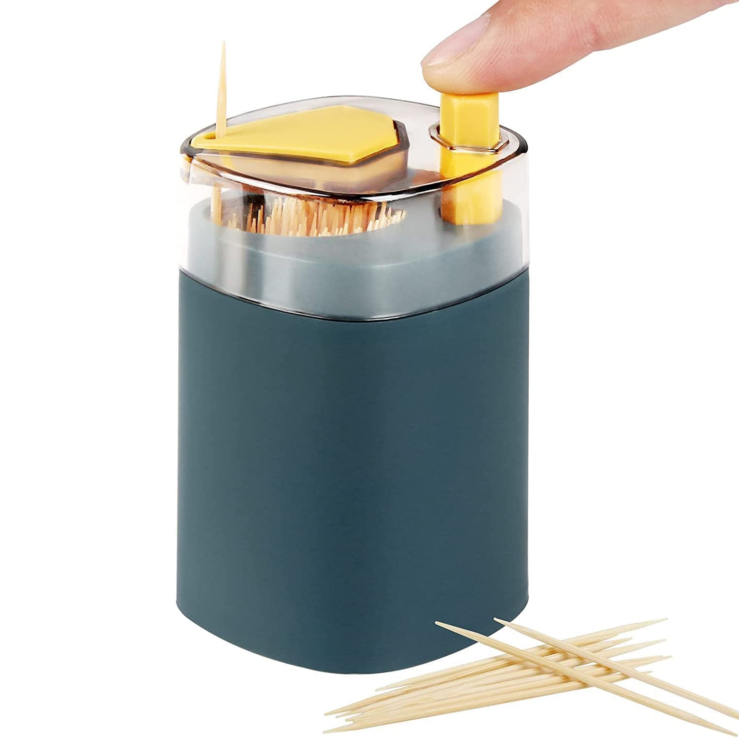 Automatic Toothpick Holder Dispenser – Pop-Up Design, Hygienic & Compact Toothpick Box