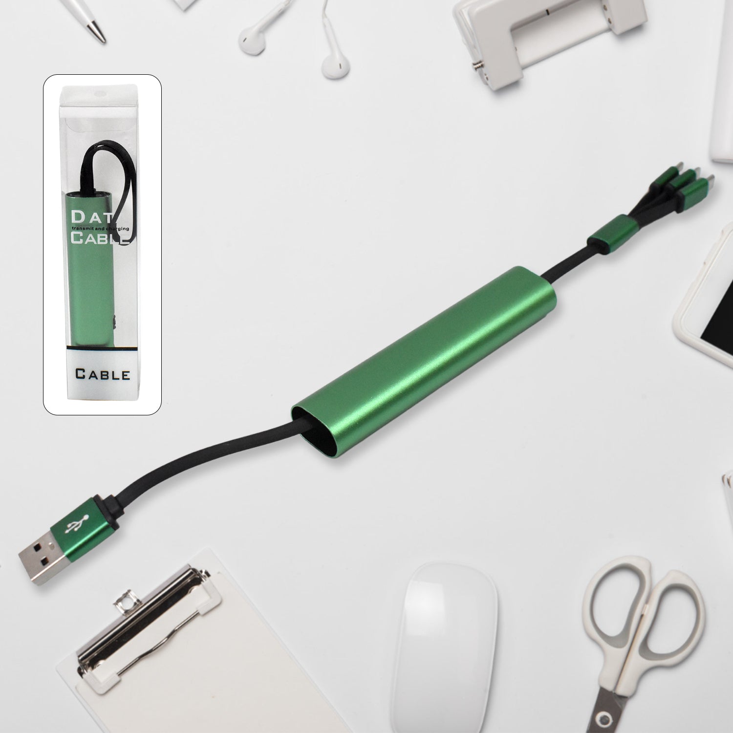 3 in 1 Extendable Charging Cable | Fast Charge & Data Sync | Universal USB Cable