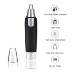 3-in-1 Nose & Ear Trimmer for Men & Women | Electric Painless Hair Remover with Dual-Edge Blades