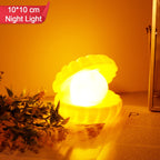 Pearl Shell Relaxing Night Lamp – Decorative Soft Glow Lamp for Bedroom & Living Room