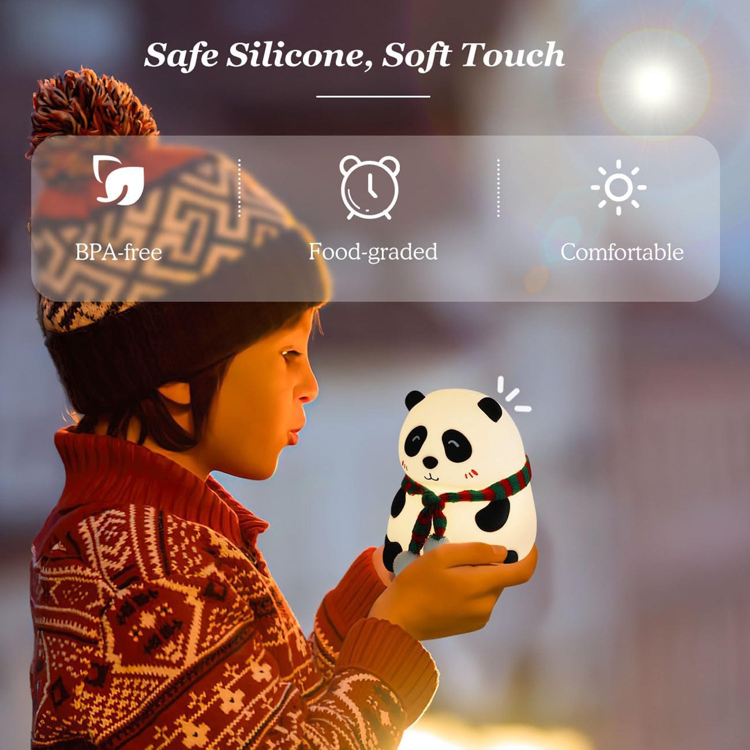 Panda LED Silicone Touch Lamp Mohali Store 2