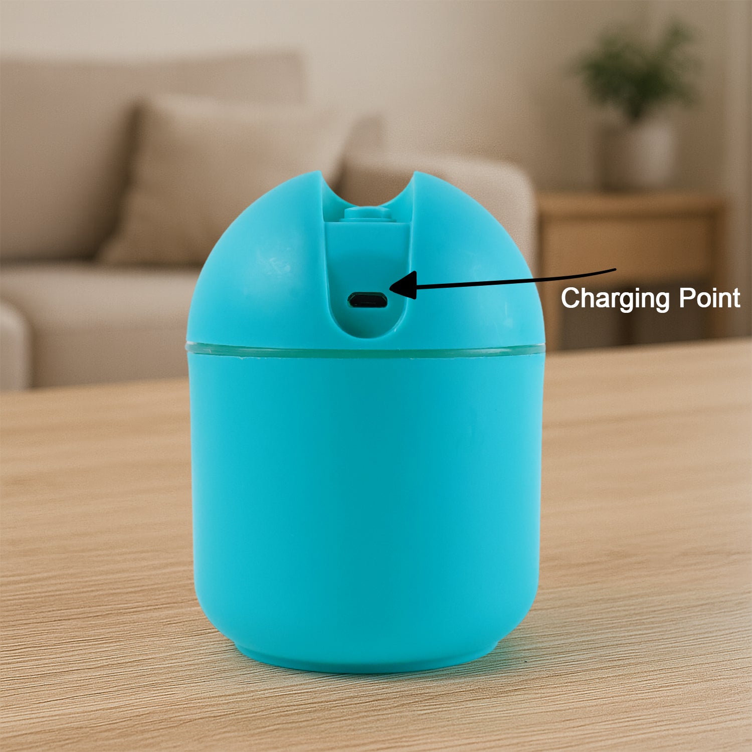 Mini Portable Cool Mist Humidifier with LED Light | USB-Powered Air Diffuser for Home, Office, Travel | Quiet Operation