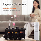 Train Humidifier | 300 ml Remote‑Control, LED Light, Aroma Diffuser