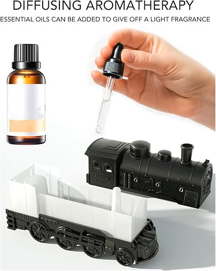 Train Humidifier | 300 ml Remote‑Control, LED Light, Aroma Diffuser