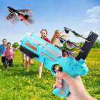 Airplane Launcher Gun Toy with 5 Foam Glider Planes | Outdoor Flying Game Toy for Kids | Air Battle Aeroplane Gun Toy for Boys & Girls