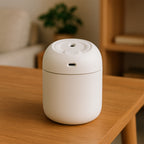Humidifier & Aroma Diffuser for Room – USB Powered, LED Light, Quiet Operation