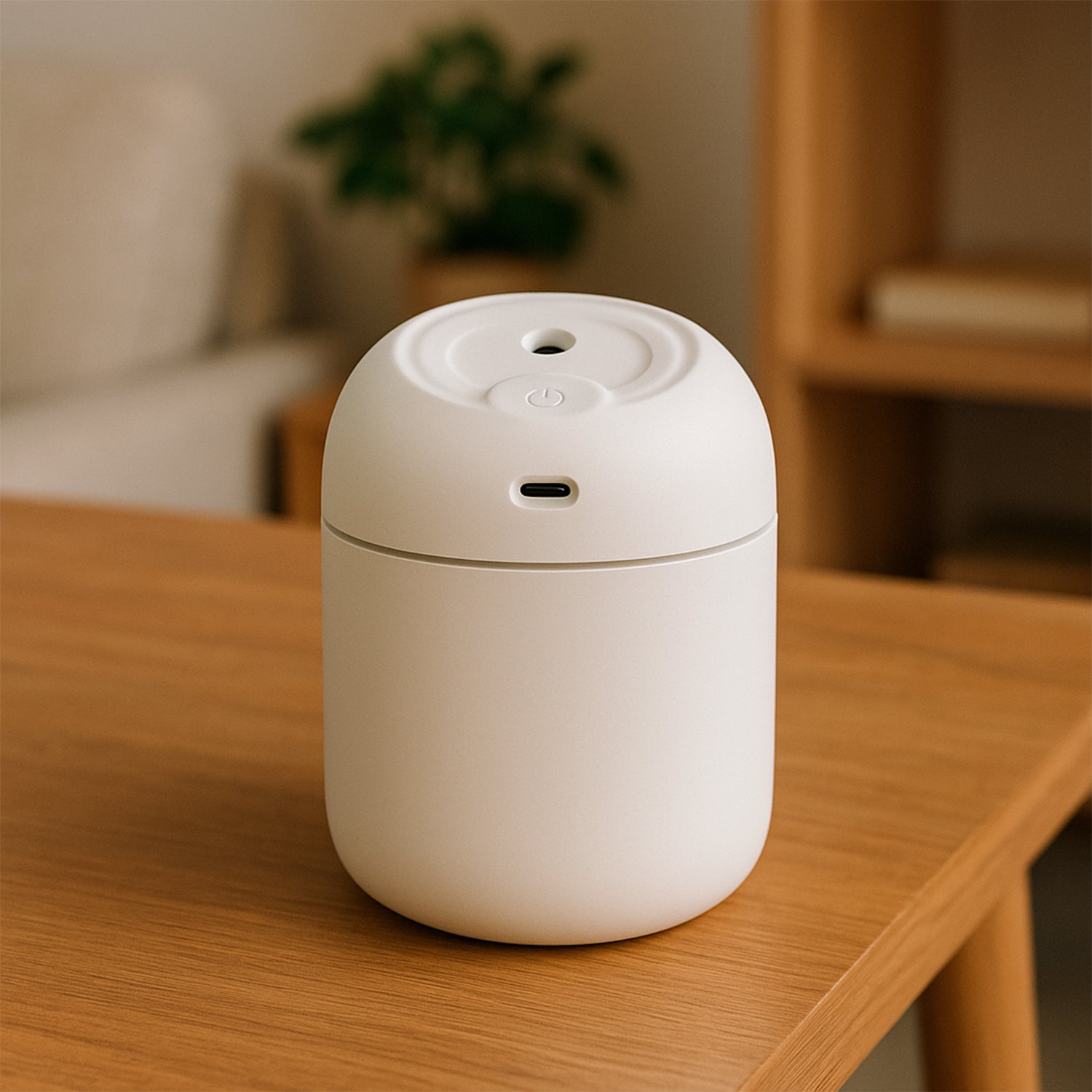 Humidifier & Aroma Diffuser for Room – USB Powered, LED Light, Quiet Operation