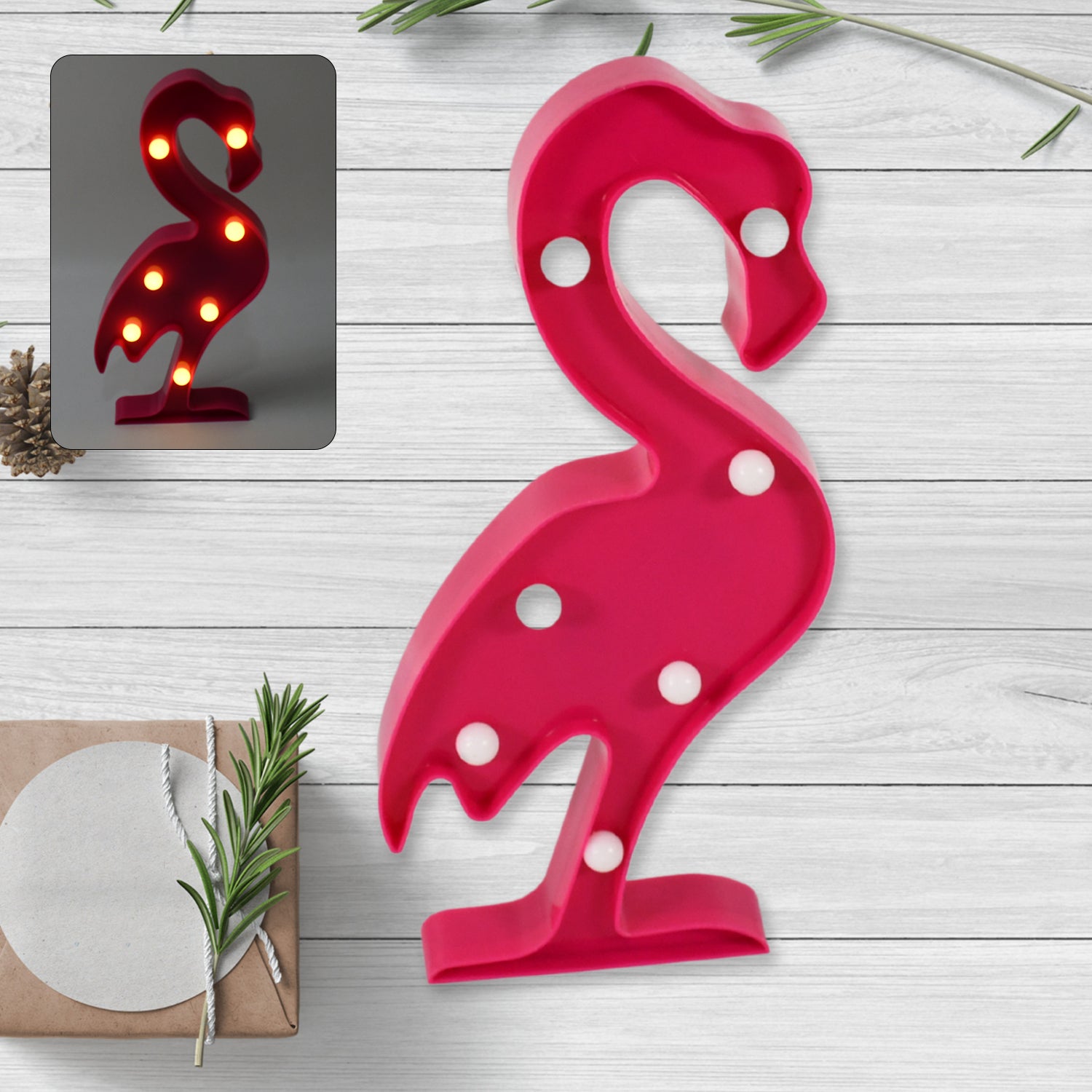 3D Flamingo LED Lamp – Romantic Table & Wall Light for Kids Room, Birthday Gift