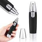 3-in-1 Nose & Ear Trimmer for Men & Women | Electric Painless Hair Remover with Dual-Edge Blades