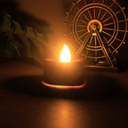 Red Heart Shape LED Tealight Candles Love LED Candles(12Pcs)