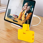 Wireless 3-in-1 Universal Adapter Plug (3 Pc) | Mini Slim Foldable Power Socket | 180° Rotating Wall Plug