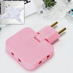 Wireless 3-in-1 Universal Adapter Plug (3 Pc) | Mini Slim Foldable Power Socket | 180° Rotating Wall Plug