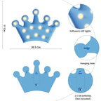 Crown Shaped Led  Wall Hanging or Table top Decorative Lamp
