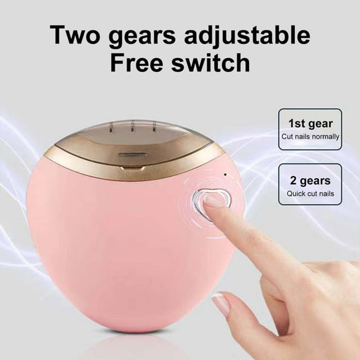 Electric Nail Clipper & Manicure Set | Automatic Nail Cutter, Nail File & Grinder for Adults & Babies | Safe, Rechargeable