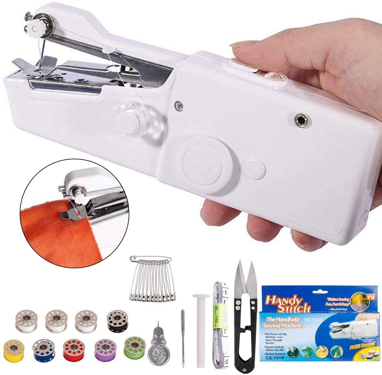 Handheld Sewing Machine – Mini Electric Stitching for Fabric & Clothes