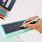 LED Drawing Tablet with Pen (Blue) – Kids Electronic Magic Slate, Digital Doodle Pad