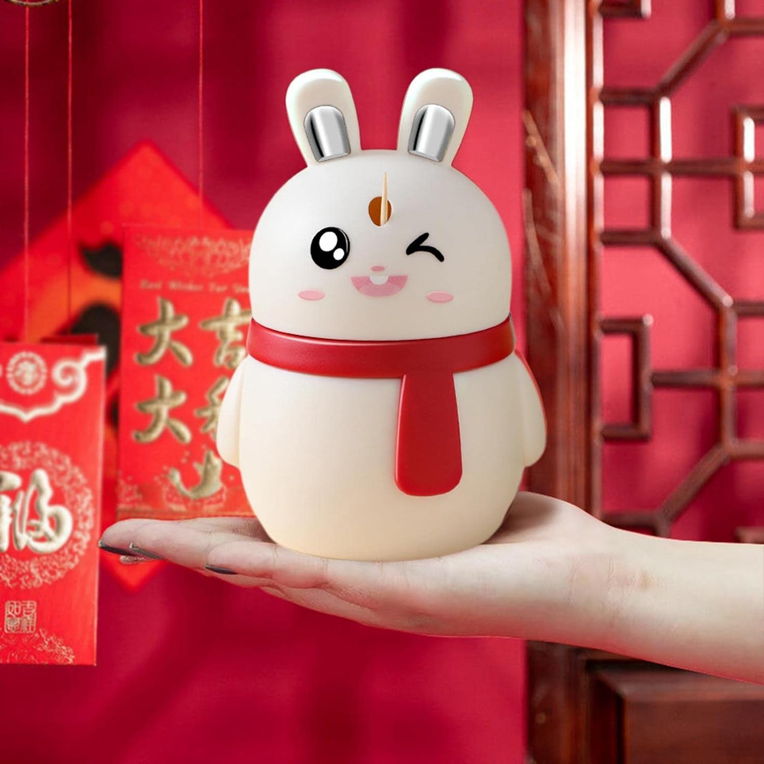 Rabbit Shaped Toothpick Dispenser – Cute Bunny Design